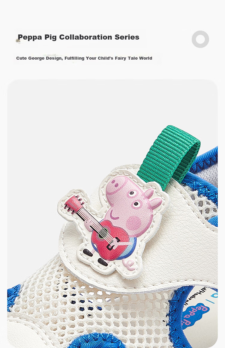 BALABALA Peppa Pig IP Mall Same Style Baby Toddler Boys Infant Summer Walking Shoes New Arrival 5