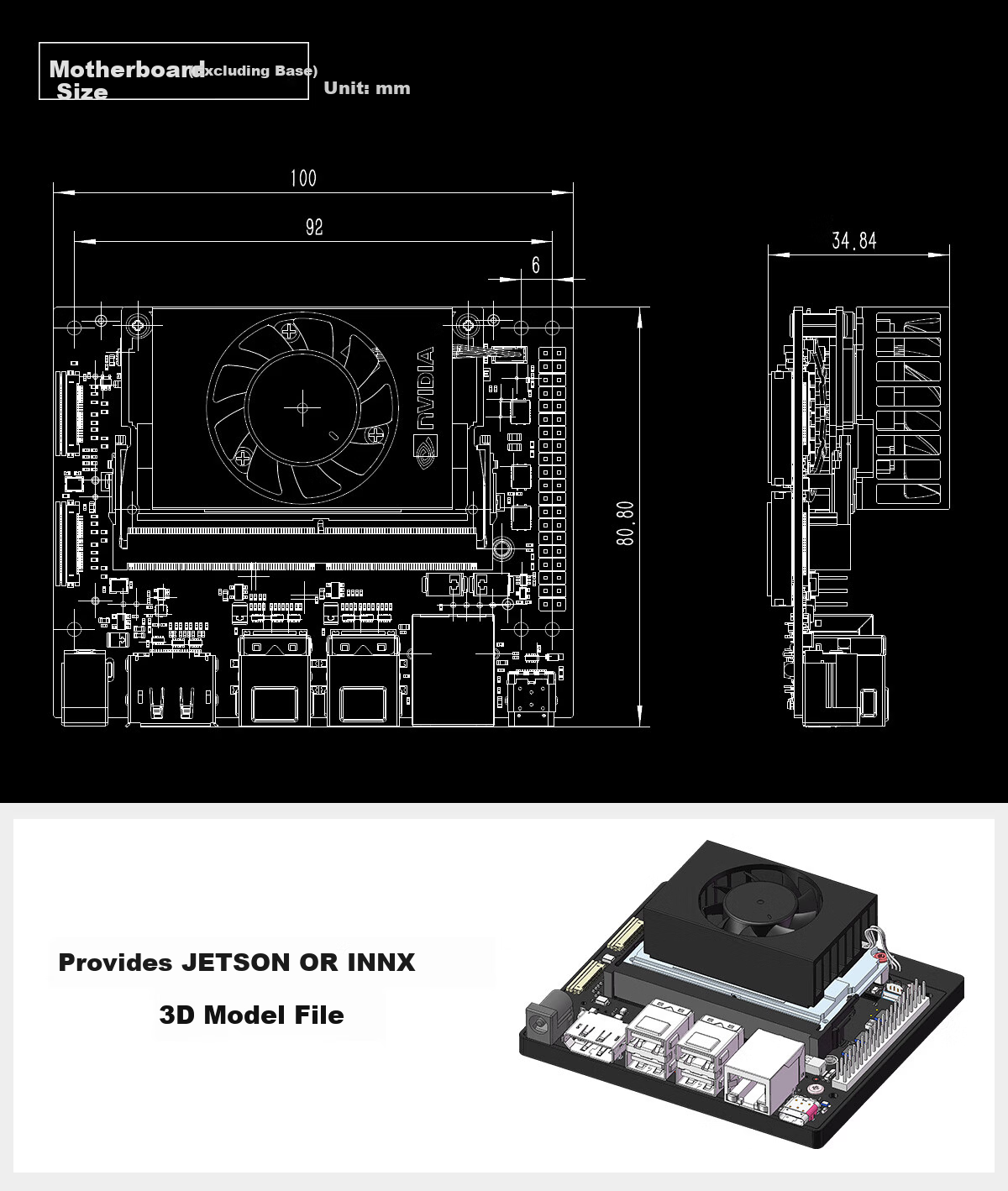 NVIDIA Jetson Orin NX Super 8/16GB Edge Computing Development Board ROS Kit AI Core Board OpenClaw 12