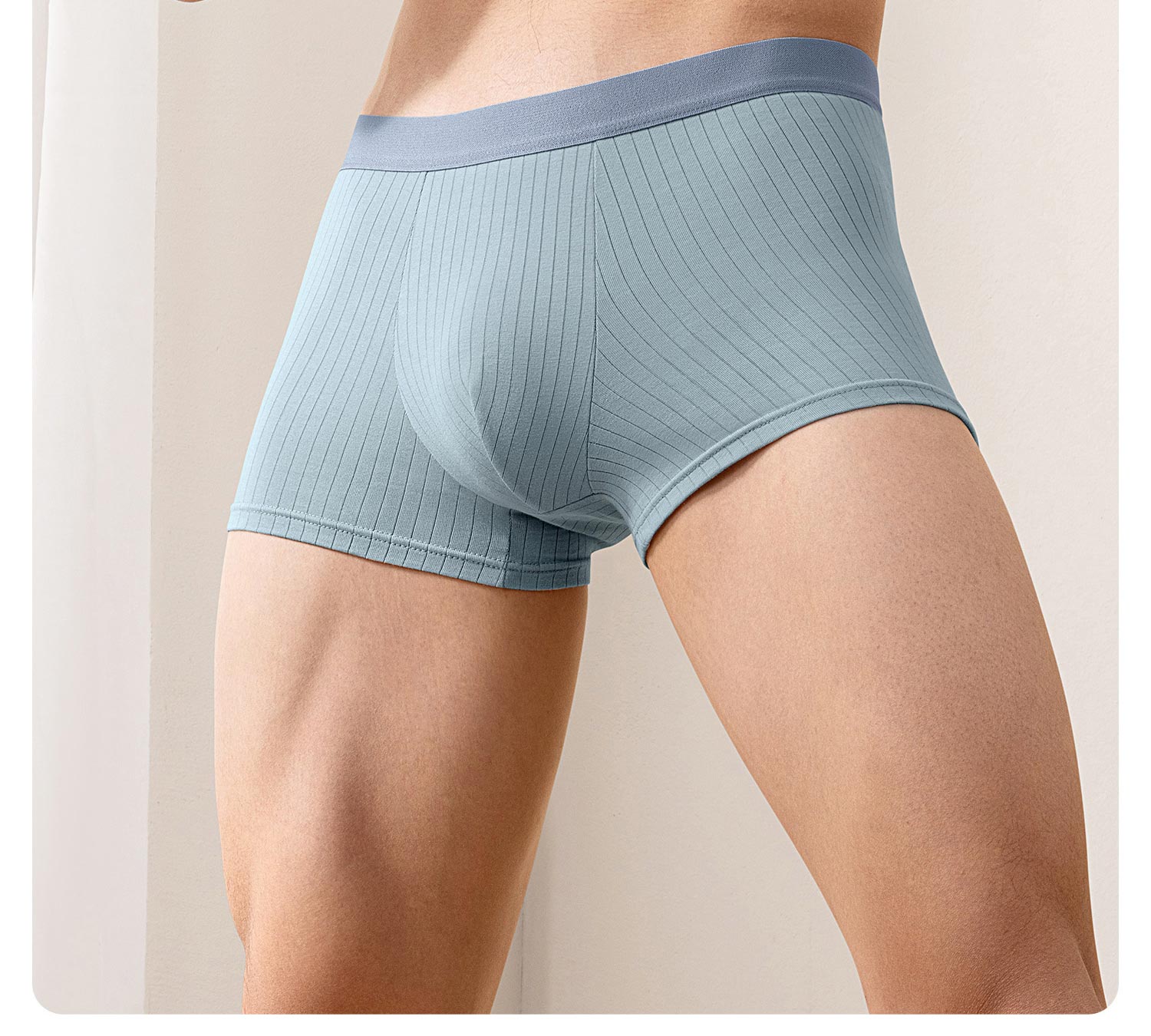 BADIGAO Disposable Men's Ice Silk Sterilized Boxer Shorts Large Size Travel Sports Wash-Free 25 New Style 4 Pieces 3XL 5