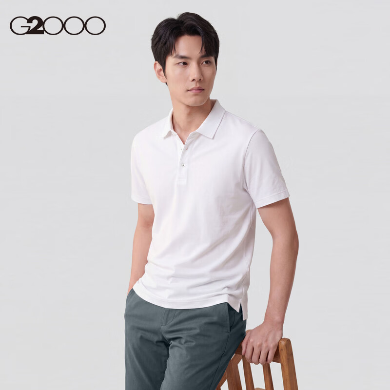 G2000 Men's 2026 Spring Summer Soft Cotton Pique Short Sleeve Polo Shirt, Multiple Colors Available, Mall Edition