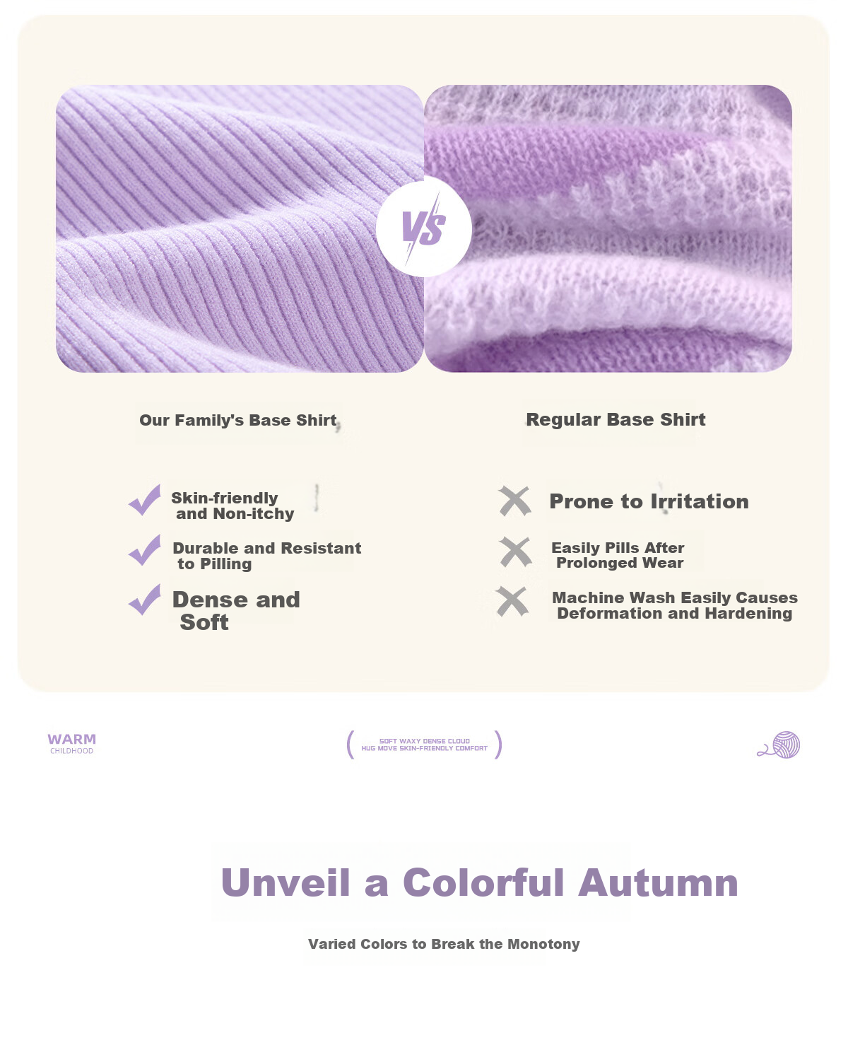 TonLion Girls Solid Color Base Shirt Autumn Winter New Thin Sweater Mid-Large Kids Warm Knitted Top Trendy White 140 7
