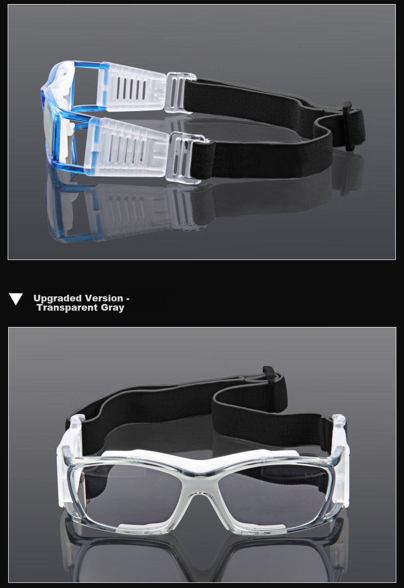 Kaperni Professional Basketball Sports Glasses Prescription Compatible Anti-Collision Anti-Fog Ultra-Light Protective Goggles for Basketball and Soccer with Anti-Drop Design 14