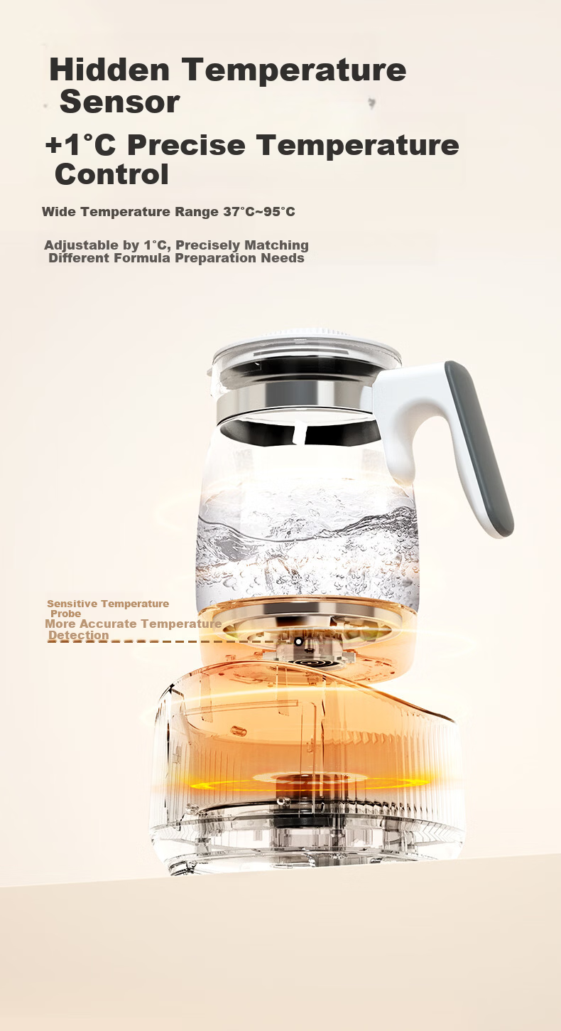 Dora Bela Baby Thermostatic Milk Warmer Electric Kettle for Formula Heating and Warming Upgraded Version 1.3L-8017B 4
