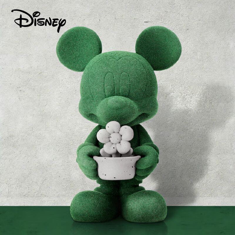 Disney SUNDAYHOME Gardener Series Mickey Scented Flocking Desktop Figurine Birthday Gift Housewarming Gift
