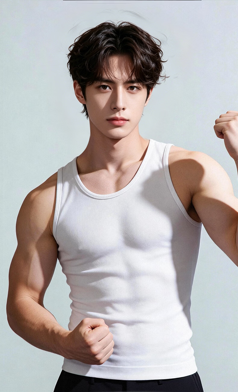 VICTORIATOURIST Men's Quick-Dry Fitness Tank Top Running Professional Sports Training Loose Breathable Sweat-Absorbing Sleeveless T-Shirt 16