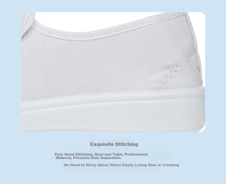 Andaton Anti-Static Dust-Free Work Shoes Canvas Cleanroom Soft Sole Thickened Mid-Top White PVC Shoes Size 42 12