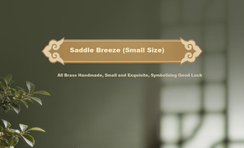 Master Tong "Saddle Breeze (Small)" Office Desktop Copper Horse Ornament Home Decor 1