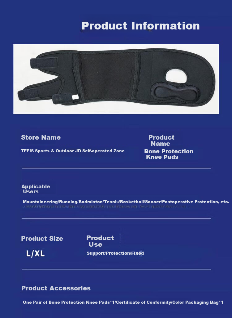 TEEIS German Knee Brace for Men and Women, Running Sports Knee Support, Knee Inflammation Joint Protection, Mountaineering Medical Knee Sleeve, Breathable for Basketball, Climbing, Badminton 8