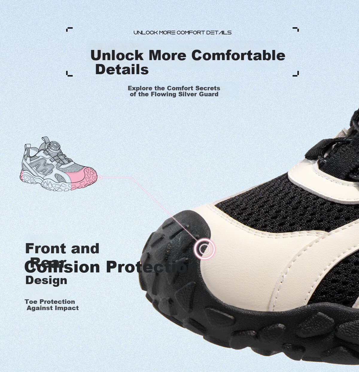 CAMEL [Xinghe] Children's Hiking Shoes, Mountain Climbing Shoes, Breathable Mesh Outdoor Casual Shoes, Wear-Resistant, Non-Slip, Anti-Collision, for Older Childre 19