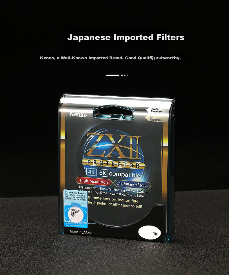 KENKO ZX II PROTECTOR 67mm Camera Lens Filter - 0.1% Surface Reflection, Coated, Floating Frame, Anti-Fouling and Waterproof 11