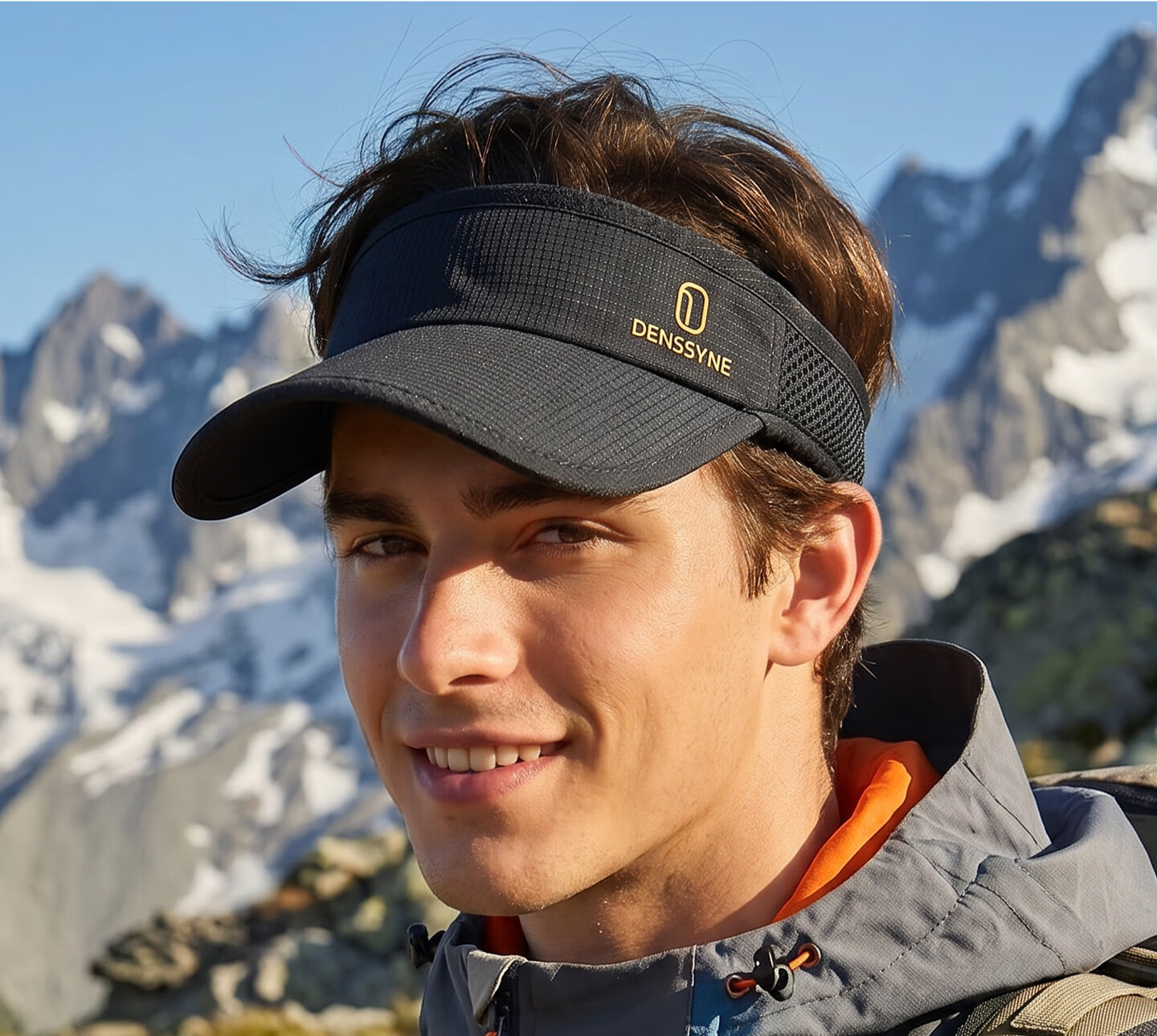 Desina Men's Summer Outdoor Open-Top Cap Hiking Trail Running Quick-Dry Sunshade Hat 2
