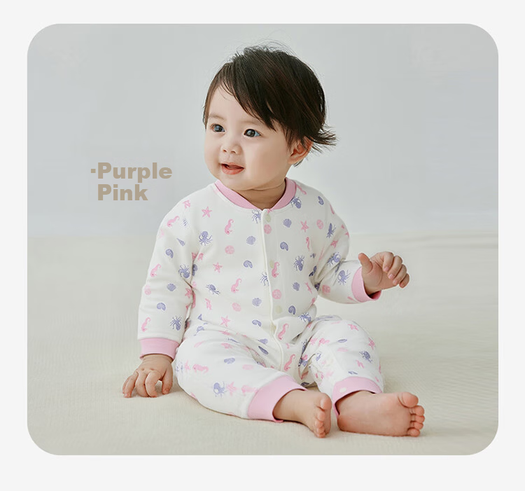 Labi Baby Unisex Baby Cotton Newborn Tie Romper Beige 52 16