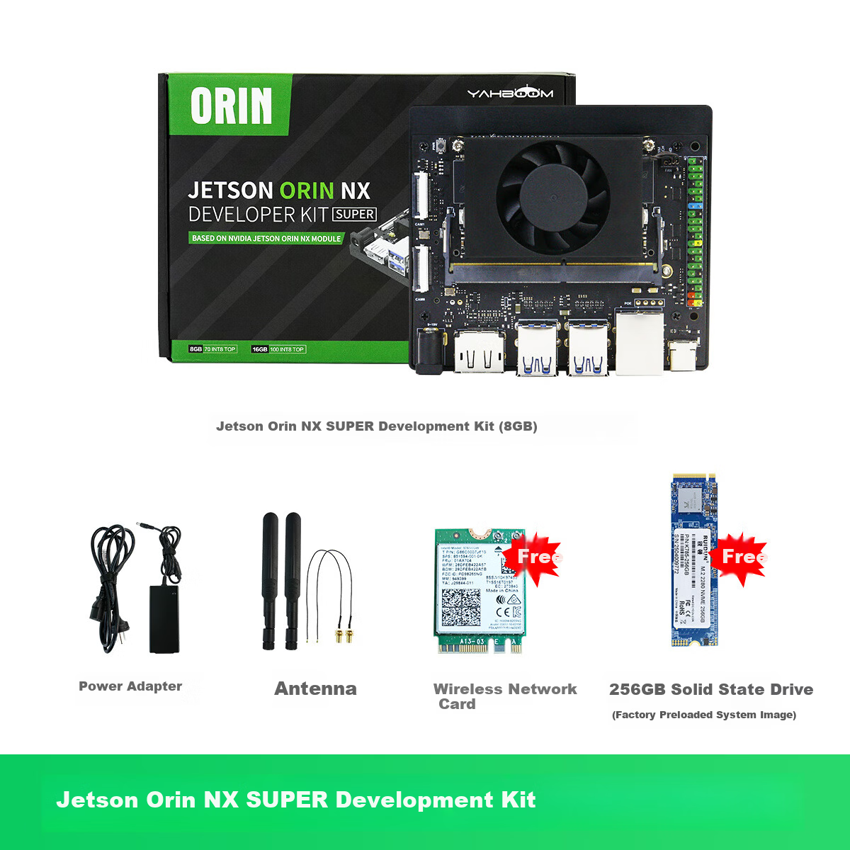 Yahboom NVIDIA Jetson Orin NX Super 8GB Development Board ROS Kit AI Core Board OpenClaw