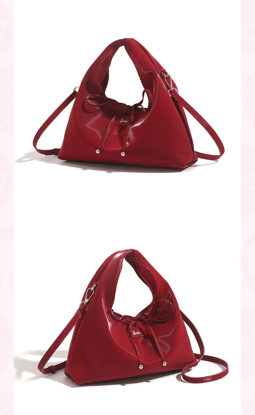 Barbie Women's Rice Ball Handbag New Crossbody Red Wedding Bag for Zodiac Year 18th Birthday Gift for Best Friend Valentine's Day 14