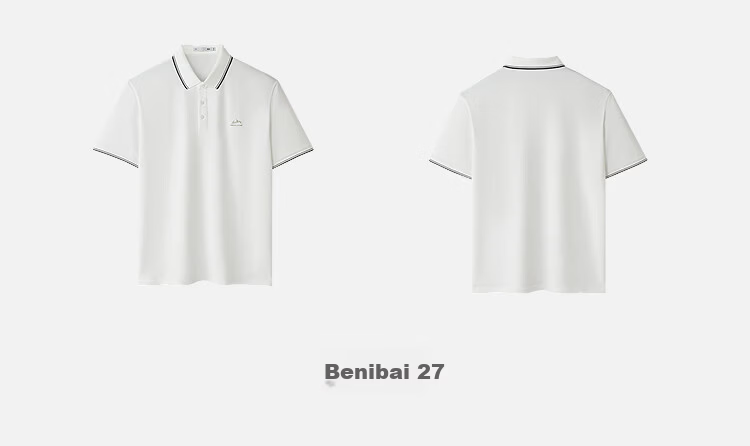 HLA Heilan Home Men's Short Sleeve Polo Shirt 26 Mountain Series Cool Summer Short Sleeve 12