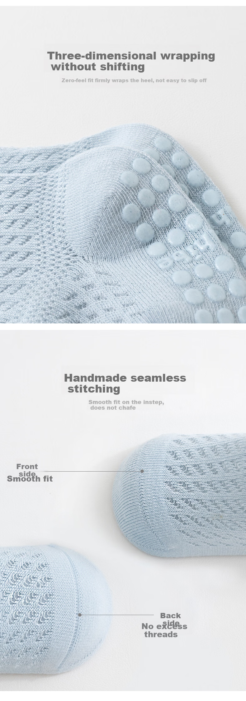 Five Cotton Children's Socks Summer Thin Mesh Socks Infant Baby Over-the-Knee Anti-Mosquito Socks 8