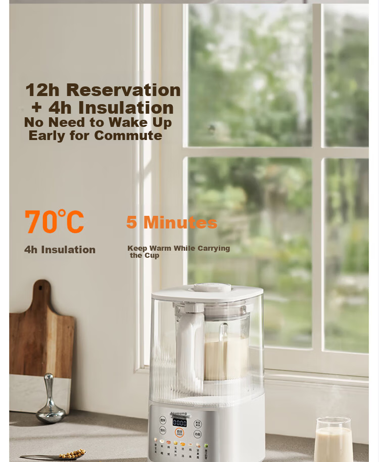 Joyoung Household Quiet High-Speed Blender Noise-Reducing Juicer Food Processor Multigrain Soy Milk Maker L15-P507 21