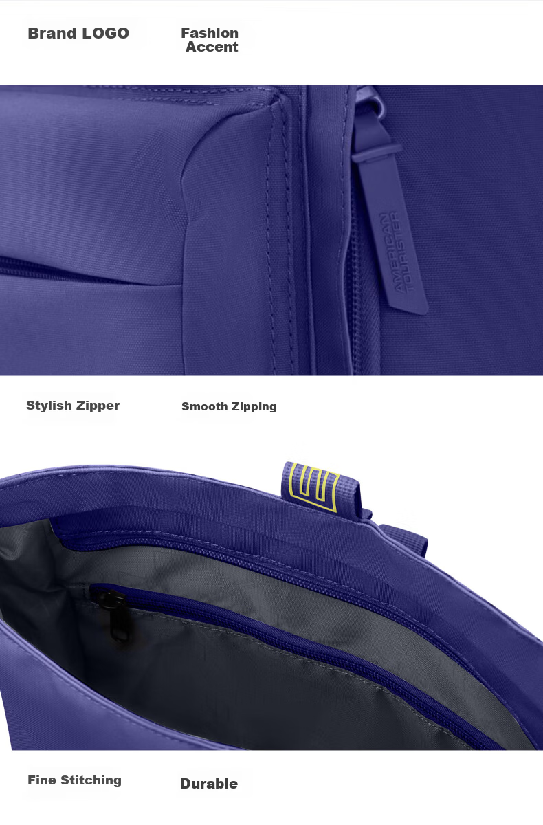 AMERICAN TOURISTER Backpack, Travel Bag, Large Capacity Backpack, Laptop Bag, Student Schoolbag, Lightweight Roll-Up Bag, UF6 Purple 18