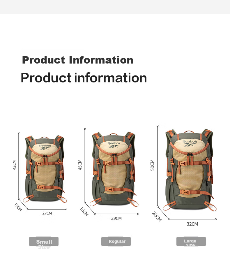 Reebok Lightweight Hiking Backpack for Men And Women, 2026 New Water-Resistant Travel Sports Outdoor Mountaineering Bag Commuter Backpack for Me 19
