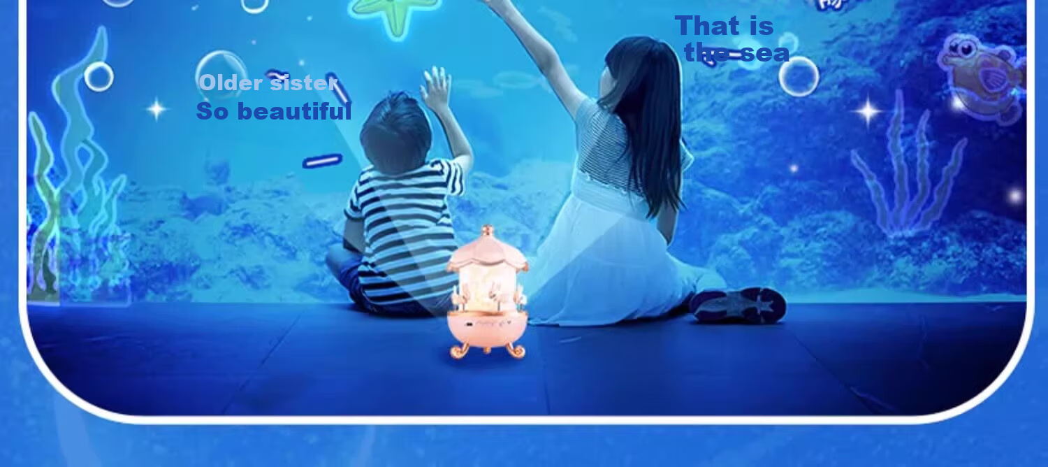 ONEFIRE Girls' Birthday Gift, Children's Toy, for Ages 3-6, Girls' Baby Toy, for Ages 6-10, Projector Storyteller 4