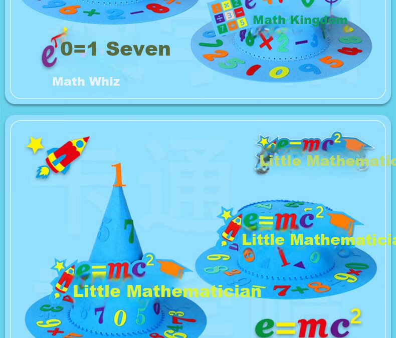 Yupinfengmao Magic Hat Handmade DIY Creative Material Kit Elementary Student Self-Made Math Element Educational Toy Back-to-School Season 8