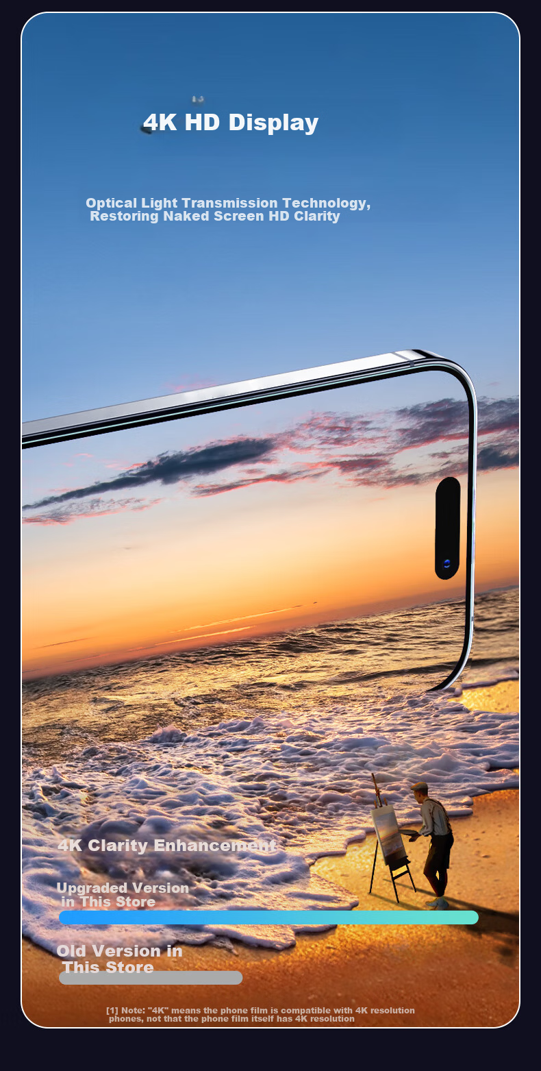 Coollefun [AR Anti-Reflective | Dust-Free Workshop] Honor GT Tempered Glass Screen Protector Ultra-Thin Full Coverage HD Anti-Fingerprint Shockproof Film 8