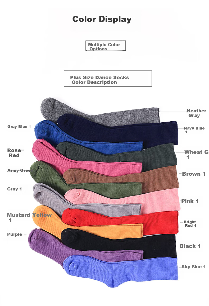 Bowuwuyuan Modern Dance Socks Cotton Socks for Men And Women Adults Thickened Terry Bottom Non-Slip Practice Socks Children's Dance Socks 4