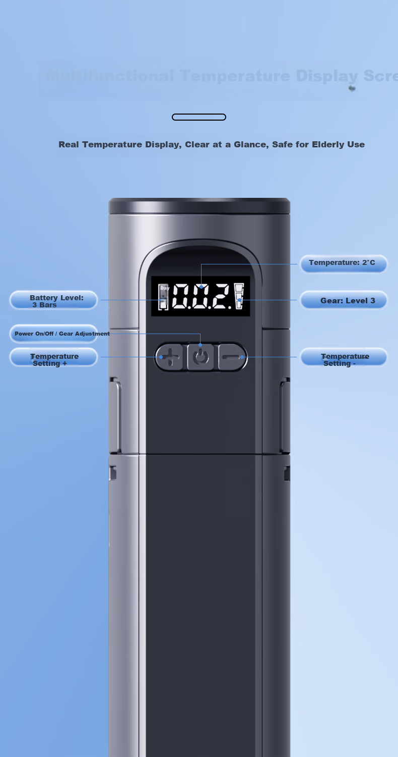 SECRETSBOX 2026 New Mini Capsule Insulin Cooler Box with Built-in Battery Portable Airplane Cooling Cup Mini Refrigerator 13