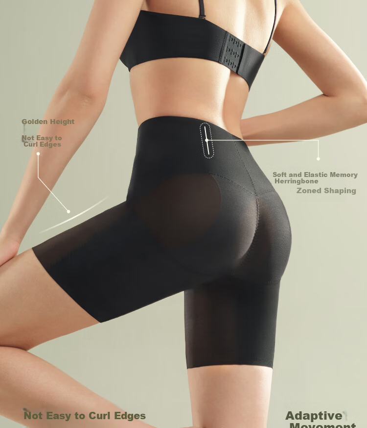 Suki Ryohin Mermaid Hip Enhancing Mid-Waist Butt Lifting Seamless Breathable Tummy Control Hip Shaping Pants Fake Hip Widening Shapewear No-Panty Needed 10