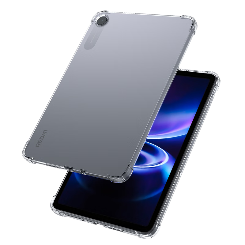 BIAZE Compatible with 2026 Redmi Pad2 SE Case, 9.7-inch Redmi Tablet Protective Cover, TPU Material, Airbag Corners Shockproof Soft Case PB670 - Transparent White
