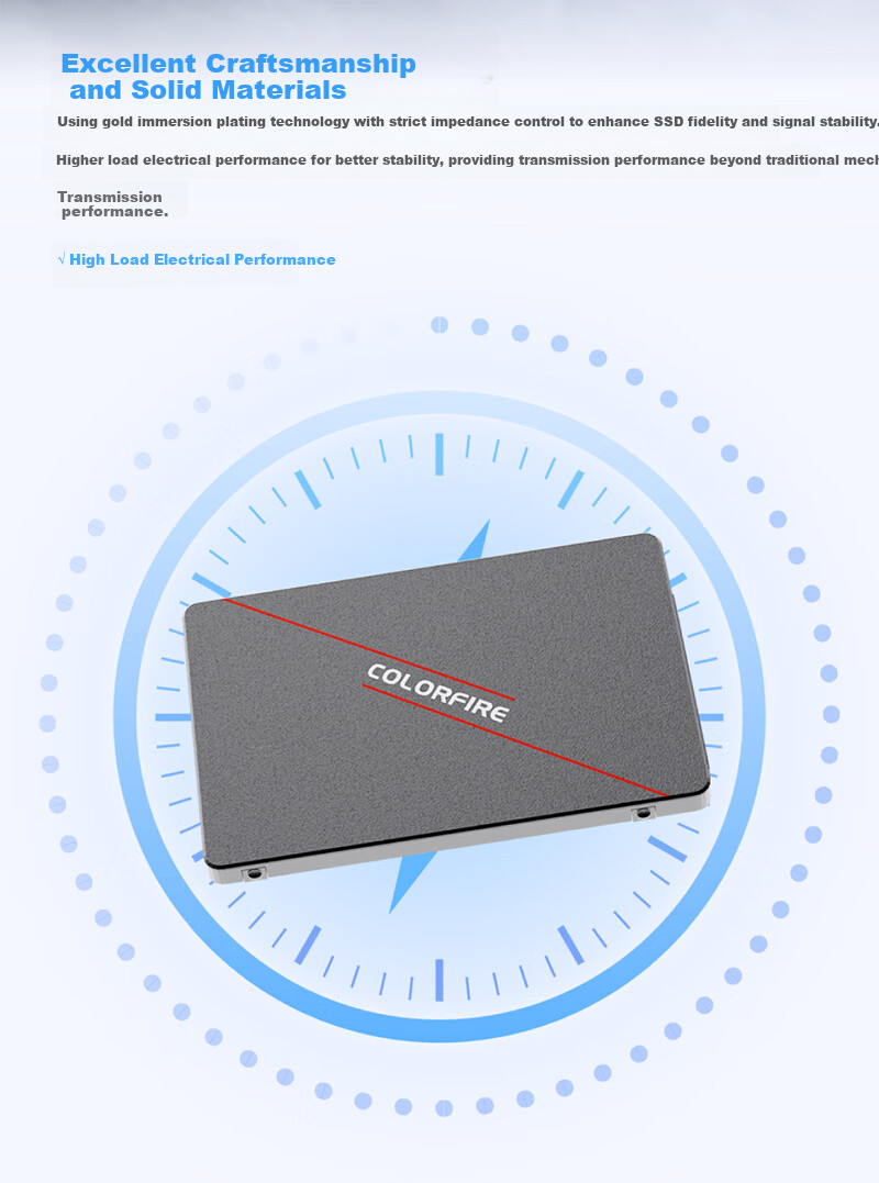 Colorful 120GB SSD Solid State Drive, SATA 3.0 Interface, Lifen CF300 Series, Best-Selling Model 5