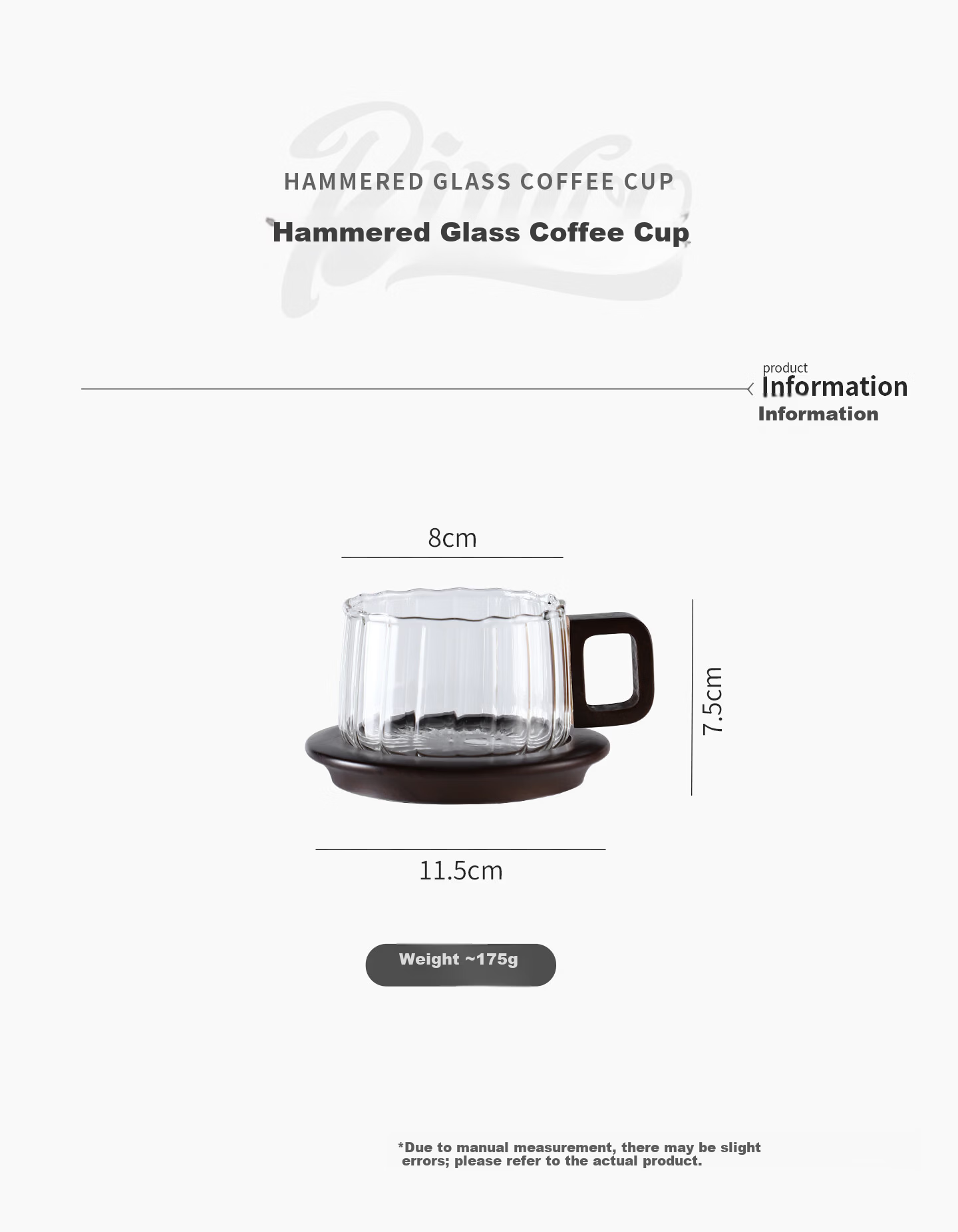 Bincoo Japanese Style Coffee Cup and Saucer Set High-End Afternoon Tea Gift Box with Spoon Stylish Glass Coffee Cups 9