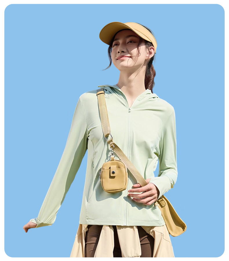 Warrior Women's Summer Sunscreen Jacket Ice Silk Cooling UV Protection Lightweight Breathable Comfortable Outdoor Skin Jacket 22