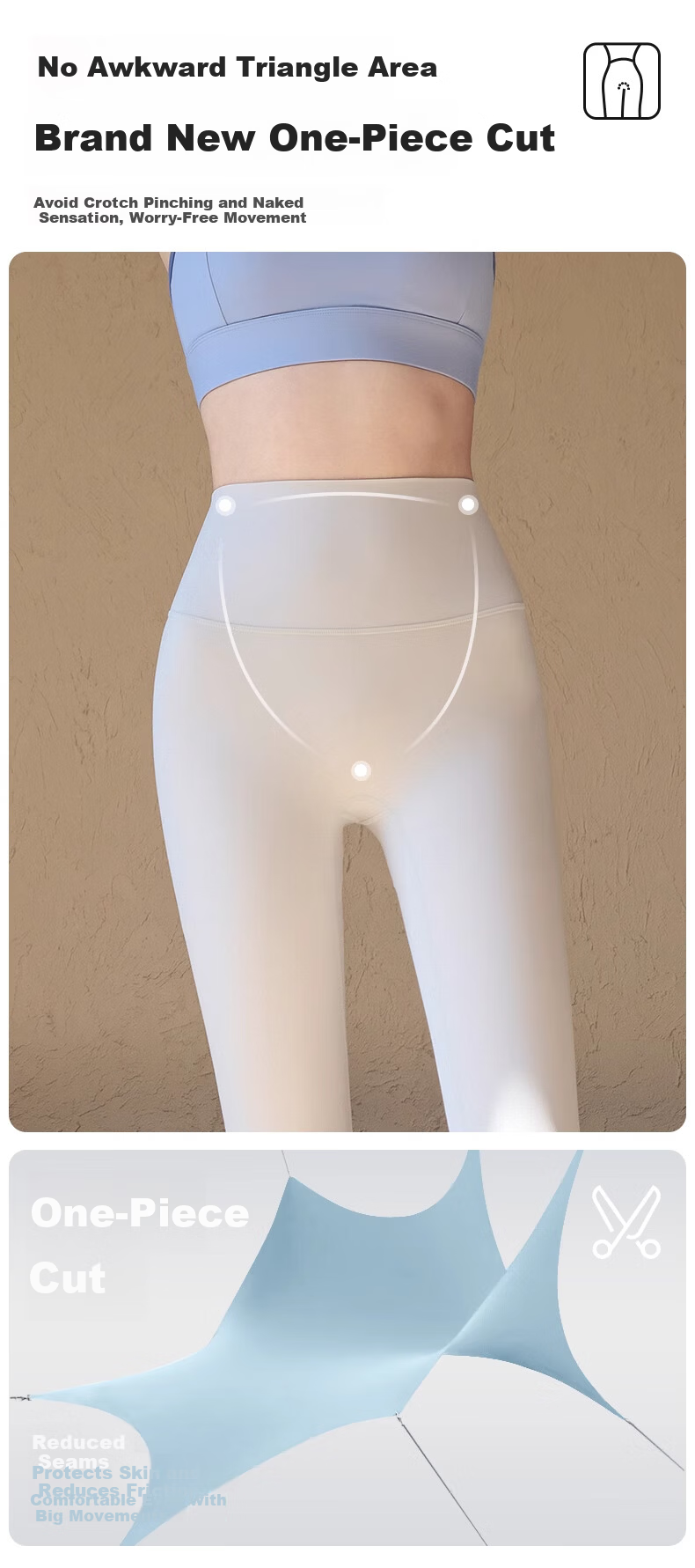 ACKDCS High-Waist Butt-Lifting Yoga Pants for Women, Tight-Fitting, High-Elastic, Bare-Sense Outdoor Sports Leggings, Running, Pilates, Fitness Pants for Spring and Summer 6