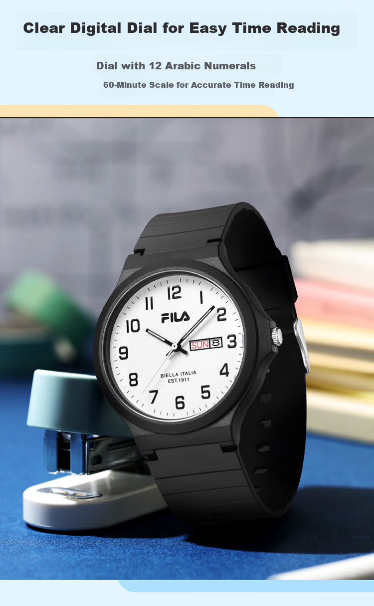 FILA Student Watch for Middle And High School Boys And Girls, Children's Exam Watch, Sports Watch Gift for Middle School Entrance Exam 6691-008 4