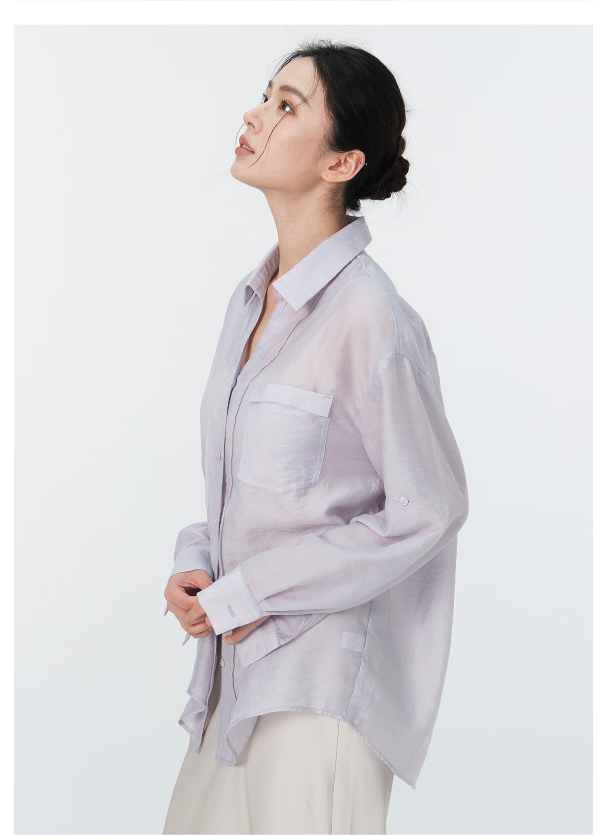 RA&RN RARN/Love Like You Lightweight Lapel Lyocell Shirt 9