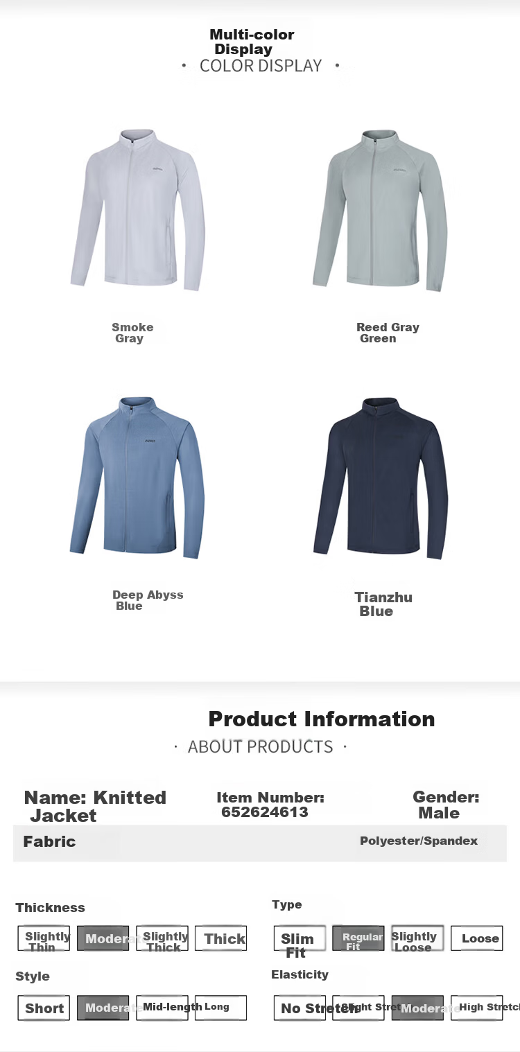361° Men's Sunscreen Jacket Spring Summer UPF50+ Sports Outdoor Stand Collar Cooling Windbreaker 652624613-1 31