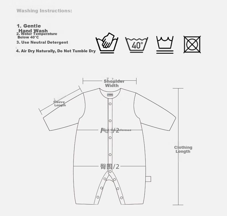 Betisdero Baby Clothes Autumn and Winter Newborn Romper Unisex Infant Spring and Autumn Thermal Pajamas 17