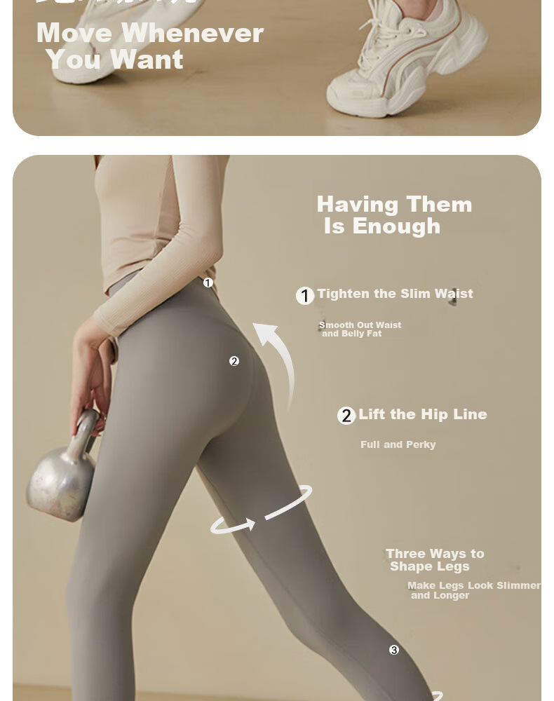 XUEXIMAN Yoga Pants for Women, High-Waisted, Butt-Lifting, Tight-Fitting, Tummy Control, Peach-Shaped Buttocks, Naked Feel, Sports Running Fitness Shark Pants Yoga Wear 2
