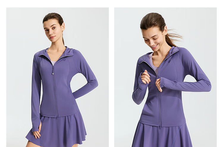 Bosideng 26-Year Summer Women's Sun Protection Hooded Original Yarn UPF100 Cooling Breathable Jacket B261326458 23