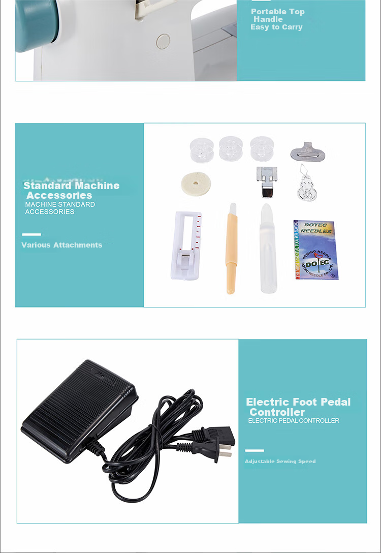 BUTTERFLY JHQ3010 Entry-Level Home Electric Sewing Machine Desktop Multifunction Mini Overlock Thick Fabric Capable 15