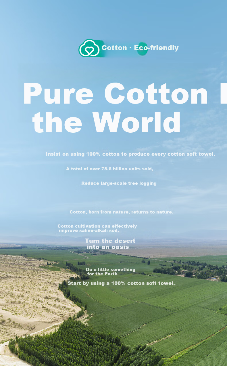 PurCotton [Sun Yingsha Edition] Disposable Facial Wipes JD Self-operated Cotton Soft Towels Thickened 60gsm 20*20cm 11