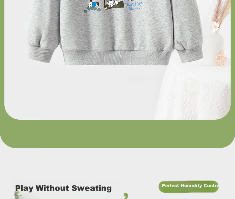 Badibadi Spring Autumn Baby Toddler Sweatshirt American Style Unisex Comfortable Versatile Trendy Beige 1973 Size 80 2