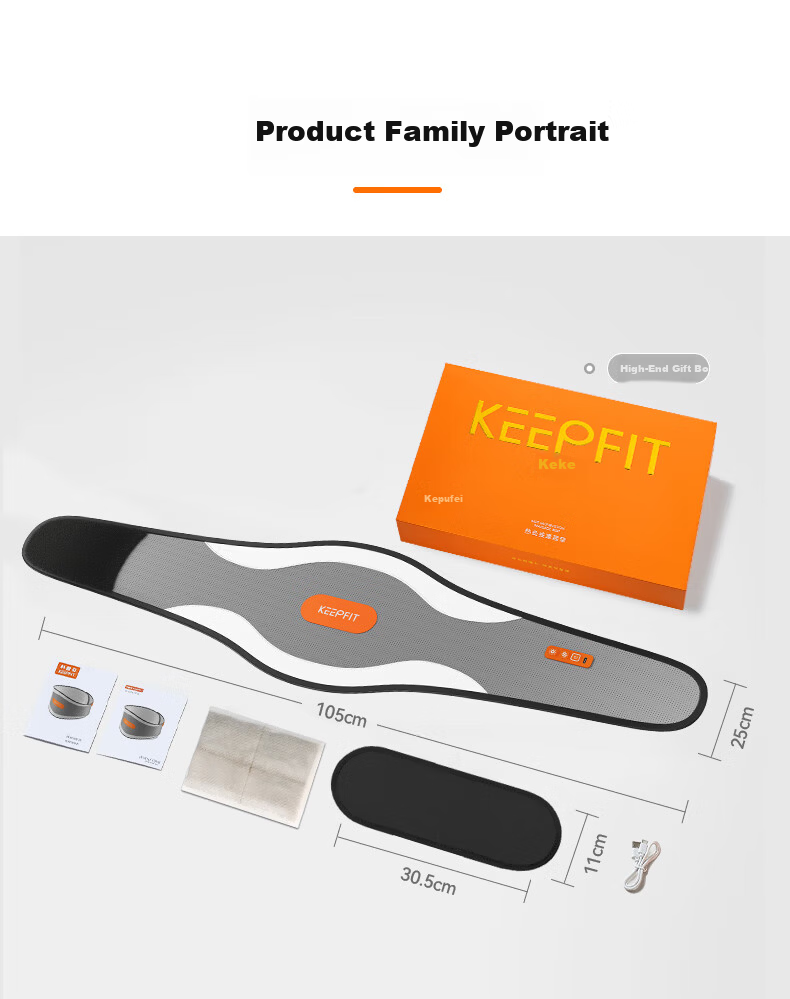 Kepufi Heated Lumbar Massager Waist Support Belt for Lumbar Disc Herniation Moxibustion Therapy Warm Palace Waist Belt W16S - Birthday and Mother's Day Gift for Parents 13