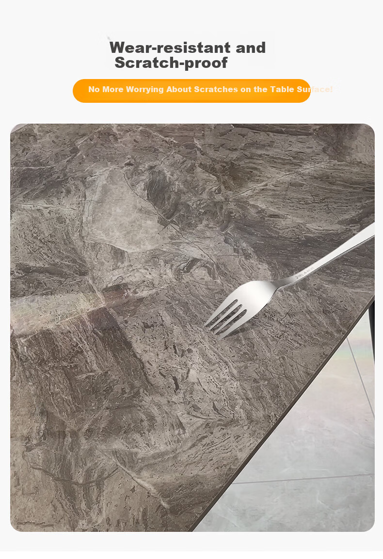 Xinuo Marble Dining Table Protective Film High Temperature Resistant Anti-Scald Coffee Table Furniture Sticker Kitchen Countertop Self-Adhesive Transparent Film 6