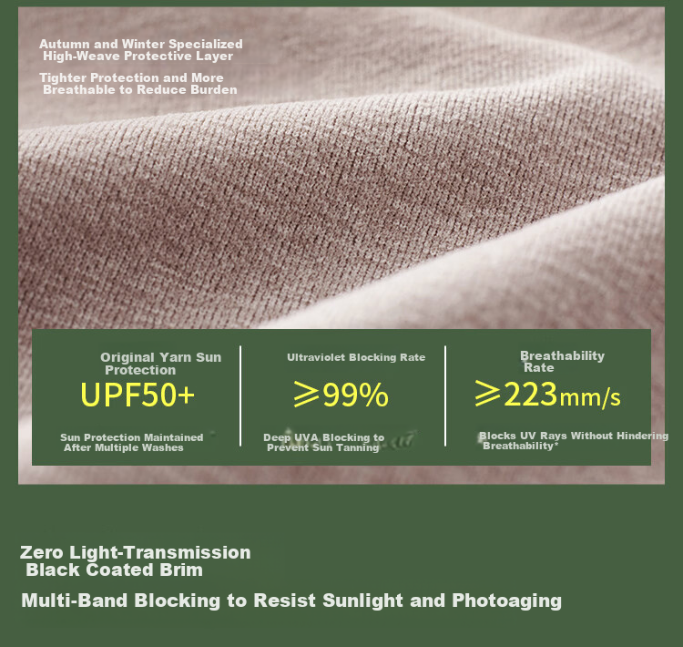 Beneunder Autumn Winter Sun Protection Moisturizing Cycling Face Mask Windproof Visor Face Bikini High-Value Women's Brown 9