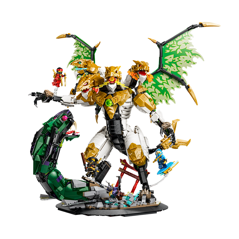LEGO Ninjago 71872 Ultimate Battle Dragon Building Blocks Toy for Kids Boys and Girls Birthday Gift Home Decor
