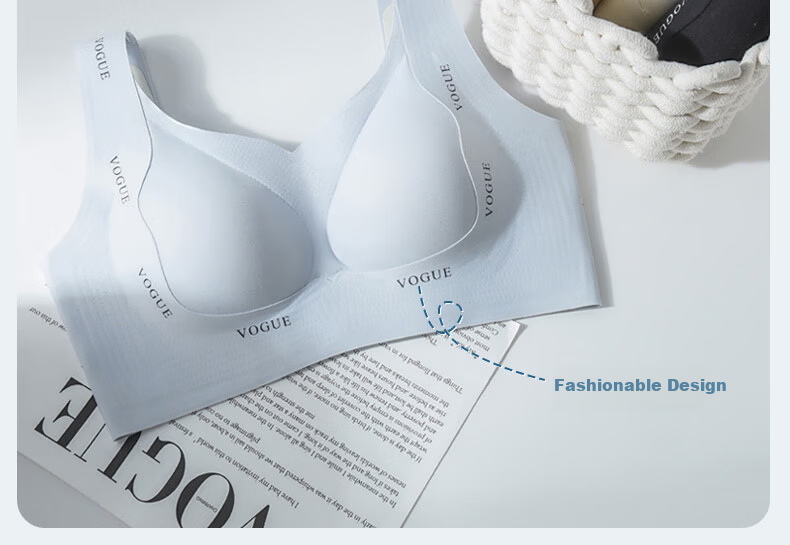 Urban Beauty Large Bust Minimizing Bra for Women, Push-Up, Anti-Sagging, Adjustable, Wireless, Thin, Plus Size, Seamless Underwear 11