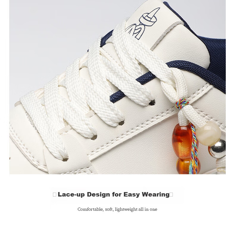 MEXICAN Women's Skateboarding Casual White Sneakers Sports Dad Shoes Size 39 Brown 10
