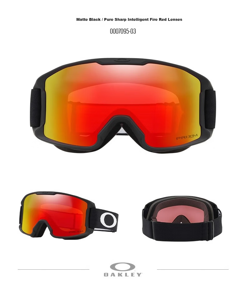 OAKLEY Oakley Ski Goggles for Kids Women's Ski Gear Prizm Sapphire Blue 0OO7095-34 8